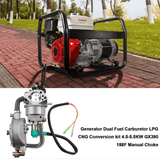 Generator Conversion Kit GX-390 Dual Fuel LPG CNG Carburetor - Gasgen Technologies