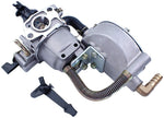 GX-160-WPBC Dual Fuel Carburetor for Water Pumps and Stationary engines (Black Choke Lever)